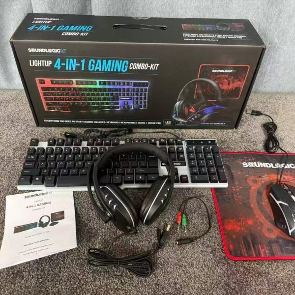 LIGHTUP 4-IN-1 Gaming Combo Kit